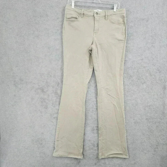 BKE Womens Beige Bootcut Jeans 30 x 35.5 Stretched 18CT - Picture 1 of 9